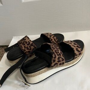 Kelly & Katie Platform Cheetah Sandals